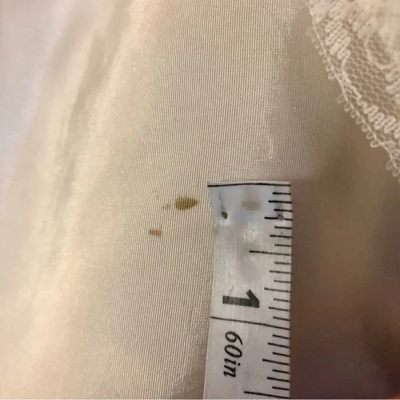 Vintage Wedding Dress Skirt Slip Womens S? Used Cream - Picture 9 of 14